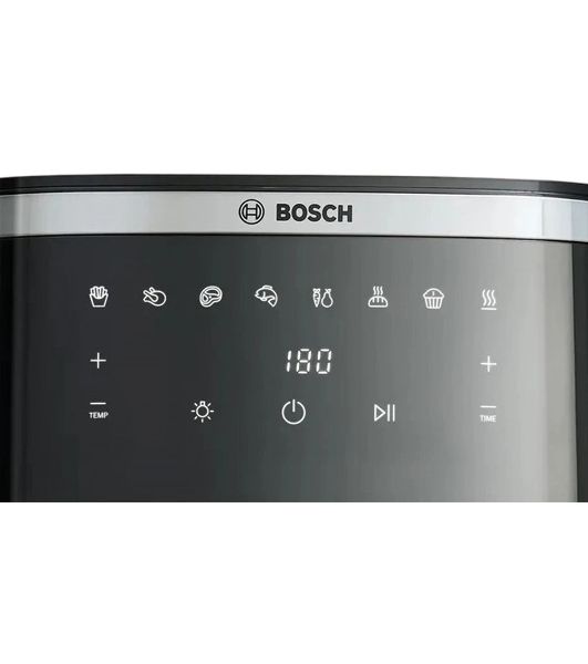 Аэрогриль Bosch MAF671B0 черный, 1800 Вт, 7.2 л, сенсор, 8 программ
