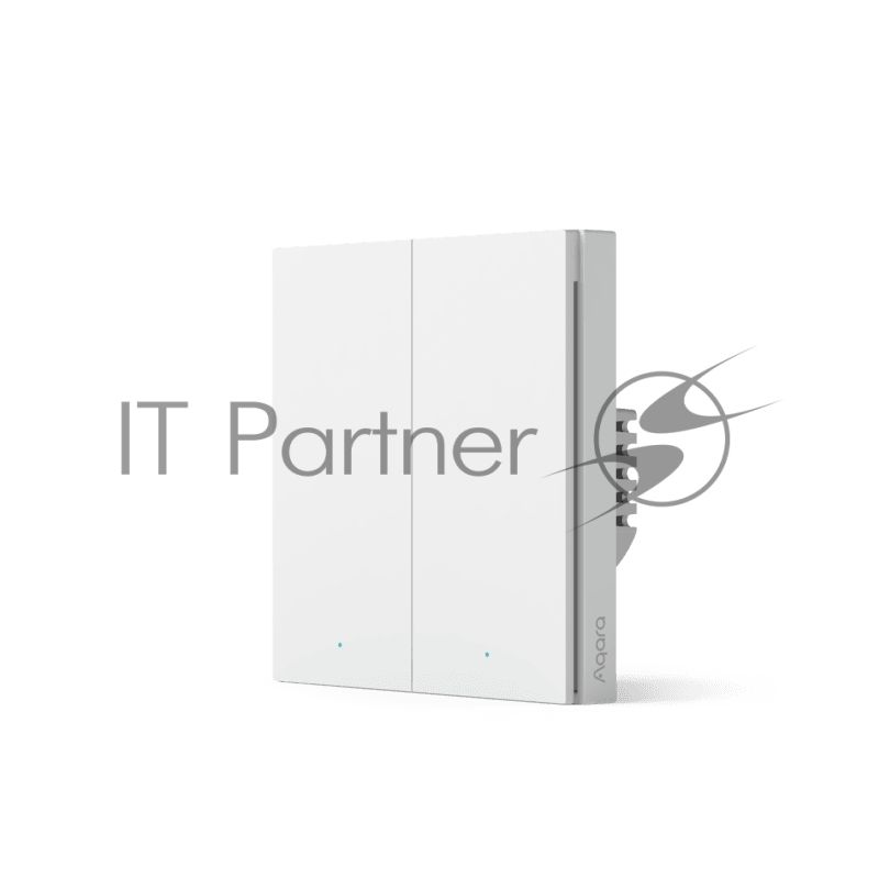 Выключатель умный двухклавишный Aqara Smart Wall Switch H1 (WS-EUK02)