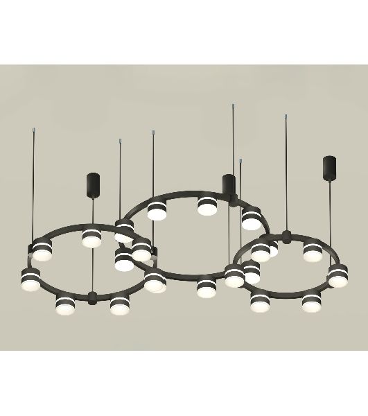 Светильник Ambrella light XR92092220/22 SBK/FR черный песок/белый матовый GX53 (A9209, C9242, C9238, C9232, N8445)
