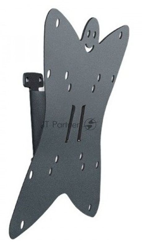 Кронштейн для телевизора Holder LCDS-5051 металлик 19"-32" макс.30кг настенный наклон