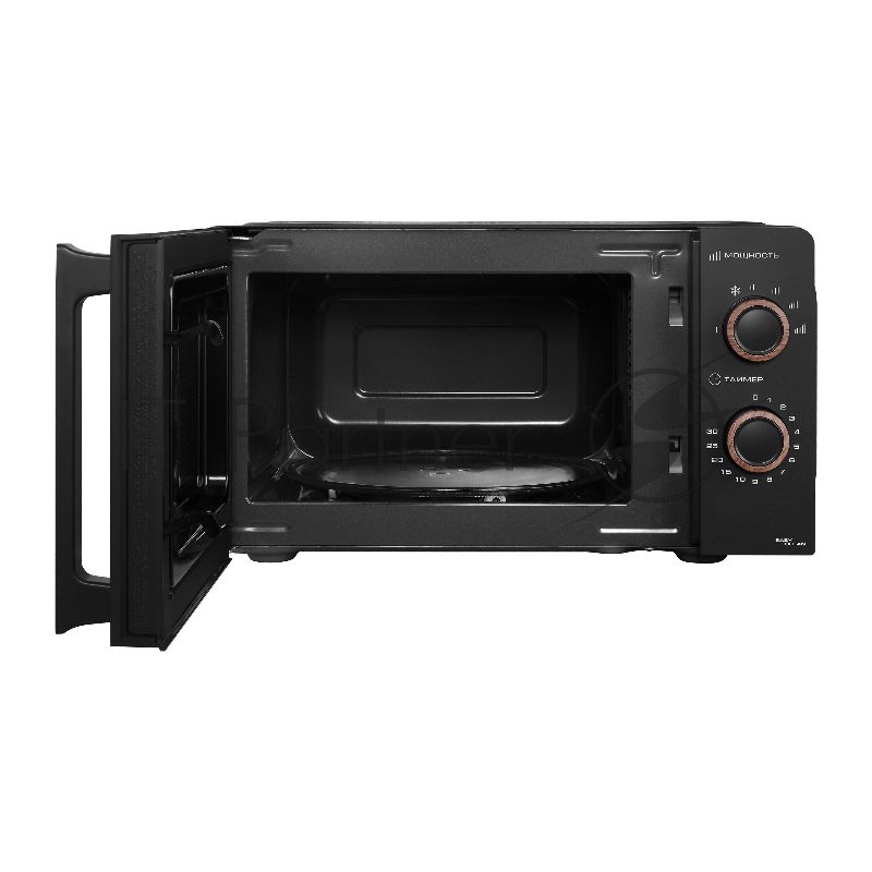 Микроволновая печь Willmark WMO-203MMW матовый серый, 20 л, 700 Вт, переключатели - поворотный механизм