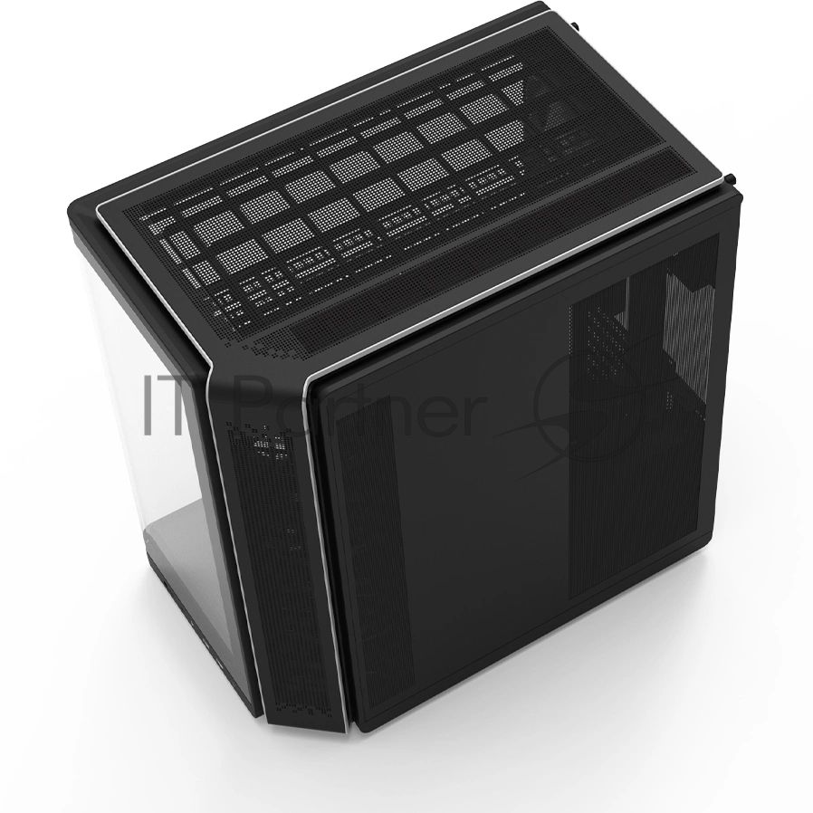 Компьютерный корпус ZALMAN MidTower P60 black (ATX, без БП, 2xUSB 3.0+USB Type C, 5x120мм ARGb) (Zalman P60 Black)