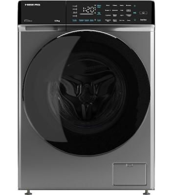 Стиральная машина HIBERG i-DDQ9 - 612 Sd серая, загрузка фронтальная 6кг, 1200 об/мин., класс: A+++