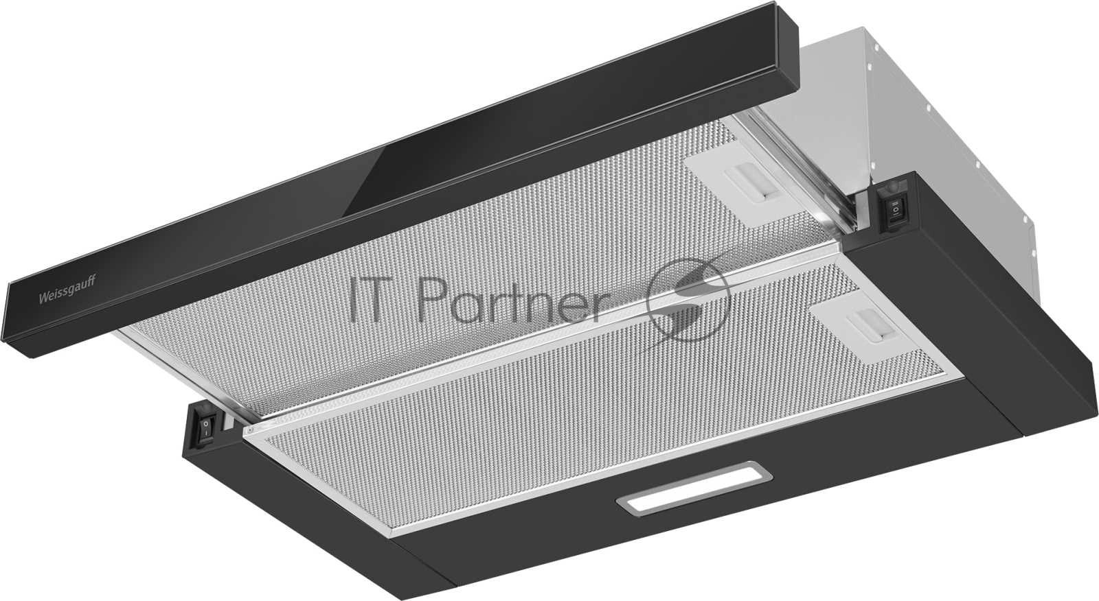 Вытяжка Weissgauff TEL 600 2M Black Glass
