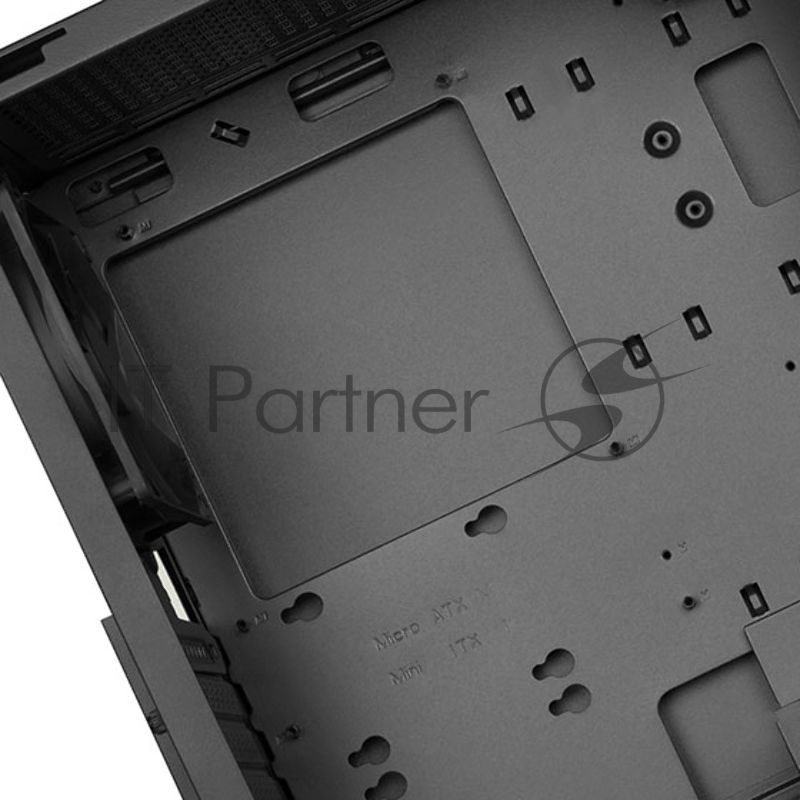 Компьютерный корпус Silverstone SST-PS15B-PRO Precision Mini Tower Micro ATX Computer Case, tempered glass, 2x 120мм ARGb, 1x ARGb Controller, black