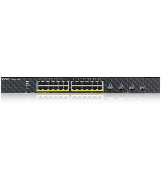 Коммутатор Smart L3 Lite PoE+ Zyxel NebulaFlex XGS1935-28HP, rack 19", 24xGE PoE+, 4xSFP+, бюджет PoE 375 Вт