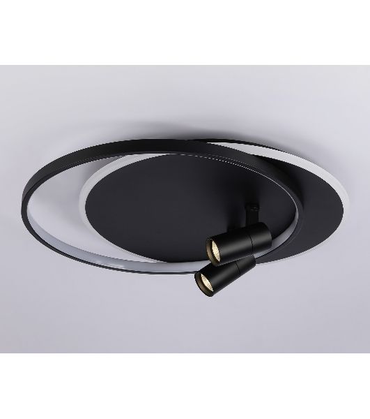 Светильник Ambrella light FL51393/1+2 BK черный 3000K-6400K 65W 560*480*120 (ПДУ РАДИО 2.4G)