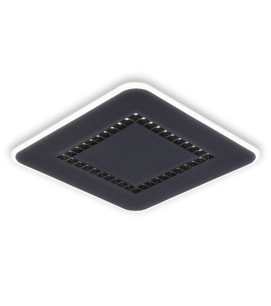 Светильник Ambrella light FL51419 BK черный 3000K/4200K/6400K 68W 488*488*40 (ПДУ ИК)