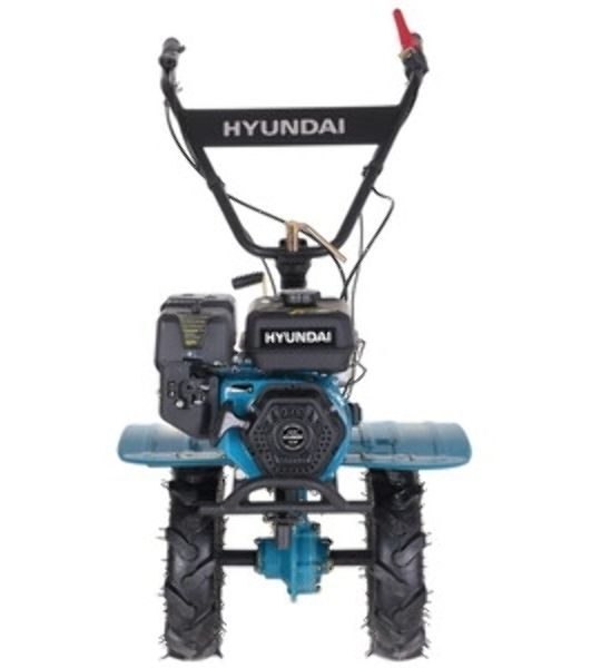 Мотоблок с комплектом колес Hyundai T1300 (HYUNDAI IC210 4-х такт, 7,0 л.с, ширина 90 см, глубина 30 см, 93 кг, 2 вперед, 1 назад)