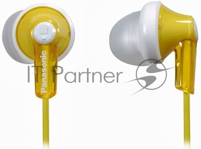 Наушники Panasonic RP-HJE118GUY желтый 1.1м