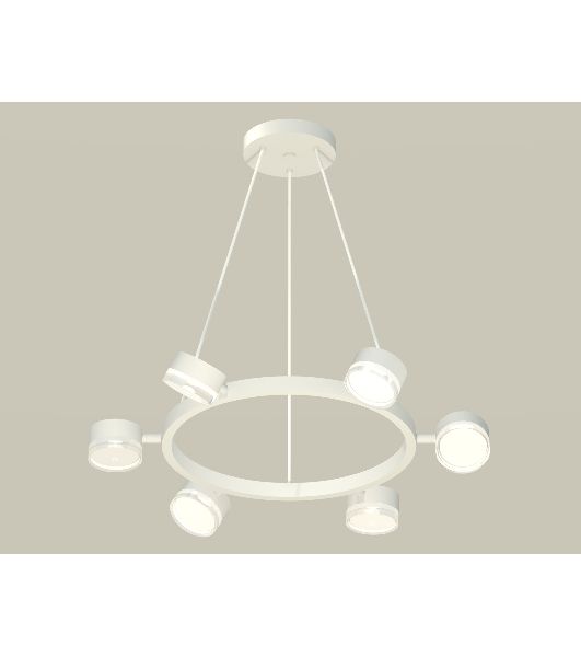 Светильник Ambrella light XB9191203/6 SWH/FR/CL белый песок/белый матовый/прозрачный GX53 (C9191, N8399)