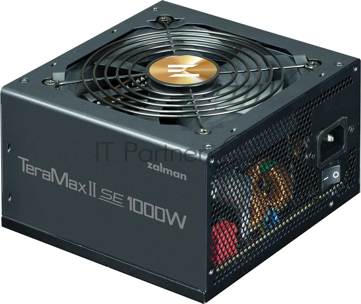 Блок питания ZALMAN TeraMax II 1000W, 1000Вт, 80+ Gold, 120мм, модульный, черный
