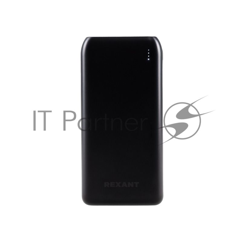 Портативный аккумулятор Rexant Power Bank (аккумуляторная батарея) 20000 mAh с Quick Charge и Power Delivery, черное
