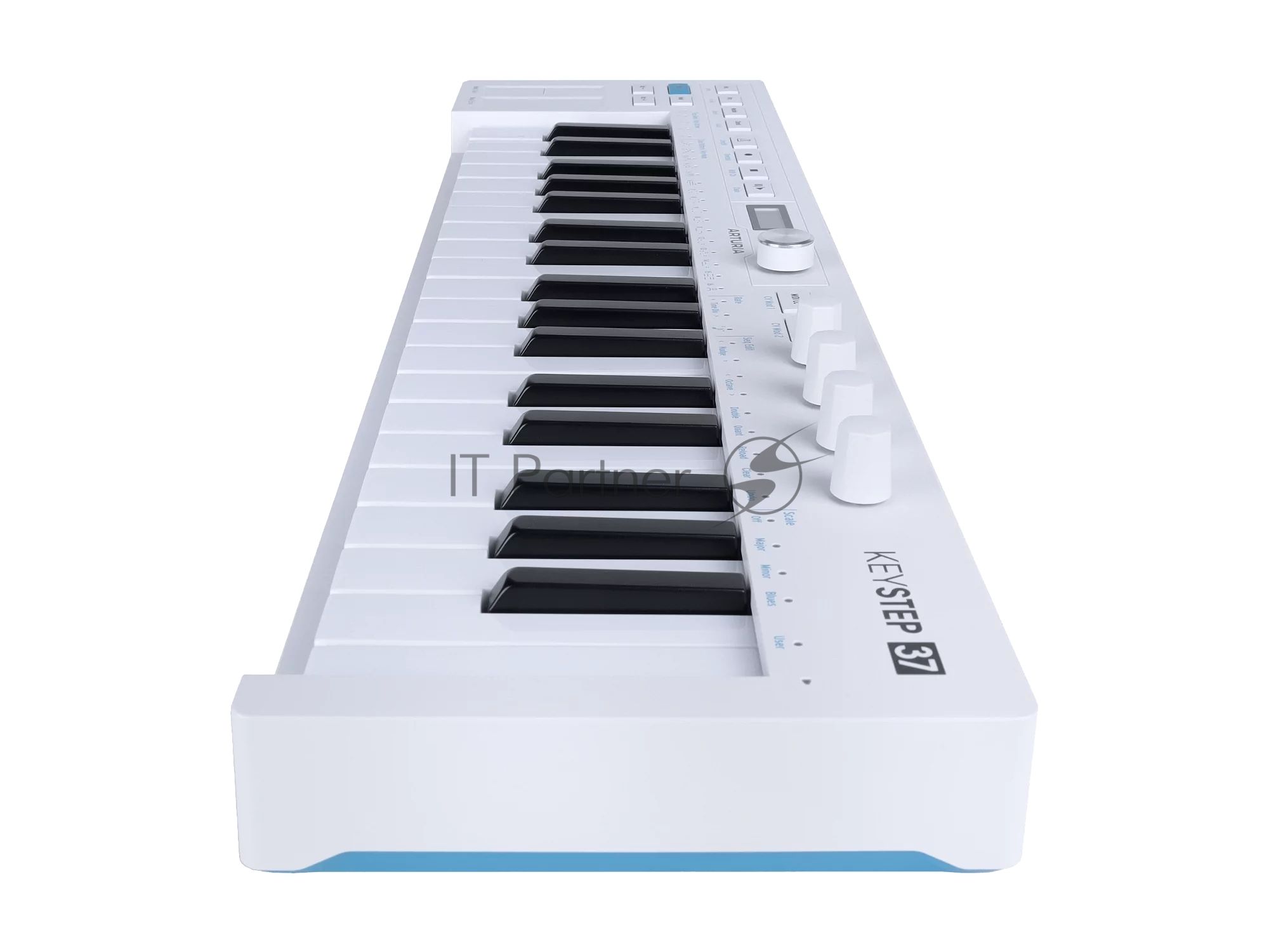 Клавиатура MIDI Arturia KeyStep 37 MK2 37 клавиш с чувствительностью к силе нажатия и послекасанием, OLED-экран, секвенсор, арпеджиатор, 4х 3,5-мм CV-Out, MIDI-In/Out, Sync I/O, вход для педали сустейна/экспрессии (TRS), Type-C
