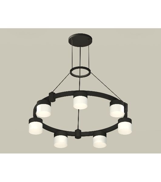 Светильник Ambrella light XR92051604/7 SBK/FR черный песок/белый матовый GX53  (A9205, C9238, N8402)