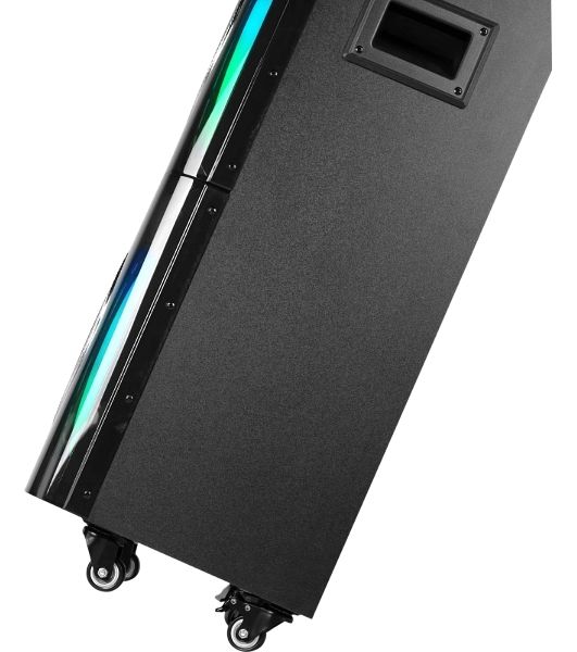 Колонка портативная Ural 203 черный 2000W 1.1 BT/3.5Jack/USB-C 15м 9000mAh