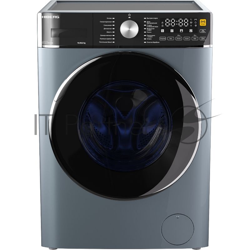 Стирально-сушильная машина HIBERG i-DDQ8 - 10614 Sd темно-серый загр. фронтальная макс.: 10,5 кг 1400 об/мин класс: А+++
