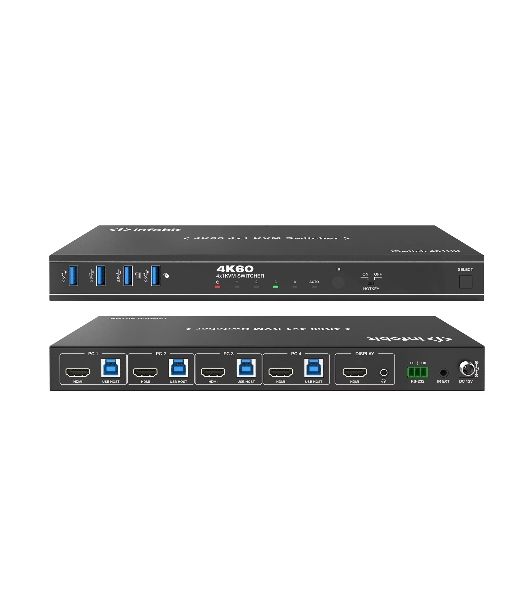 Коммутатор Infobit iSwitch 401HK 4K60 HDMI 4x1 KVM Switcher