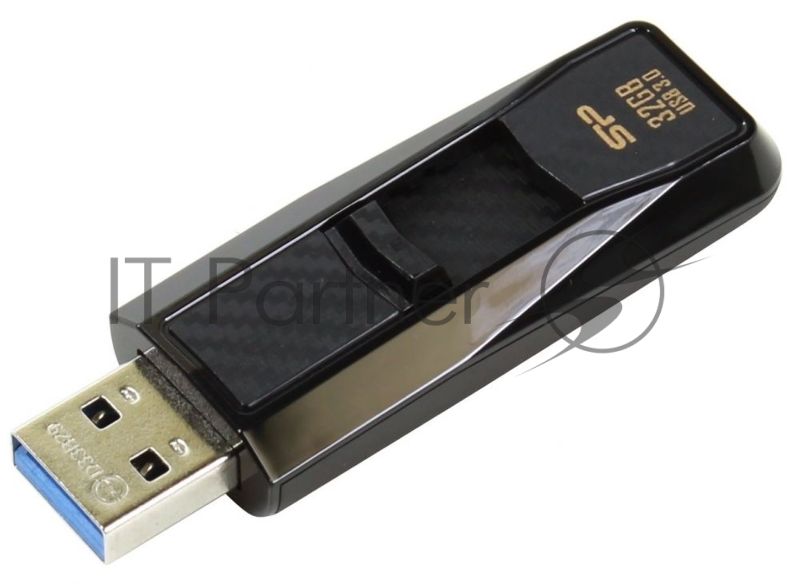 Флешка USB R/W 32Gb Silicon Power Blaze B50, USB 3.0, черный