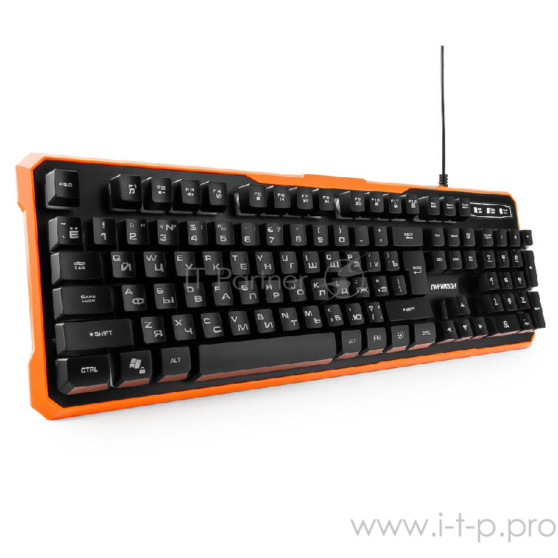 Клавиатура Гарнизон GK-320G проводная, USB Type-A, чёрный