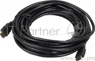 Кабель аудио-видео High Speed HDMI (m)/HDMI (m) 1.5м. позолоченные контакты черный