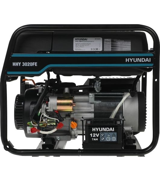 Электрогенератор бензиновый Hyundai HHY 3020FE, 3.1 кВт, 69 дБ, 49 кг