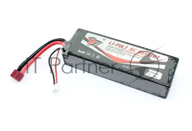 Портативный аккумулятор Li-Pol 7.4V 7544128 5200mAh T-plug