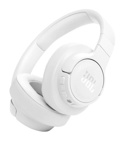 Беспроводные/проводные наушники JBL Tune 770NC белый, полноразмерные, Bluetooth + проводной, активное шумоподавление, до 70 ч