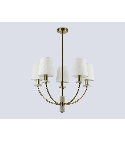 Люстра Ambrella light LH75351/5 SB/WH бронза/белый E14*5 max 40W D630*780