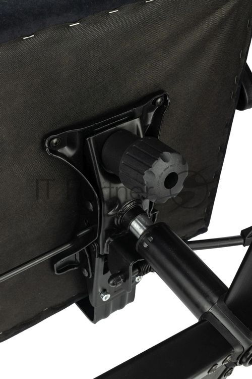 Кресло A4Tech Bloody GC-560 черный, ткань, 150 кг, подголовник, регулируемые подлокотники, механизм качания