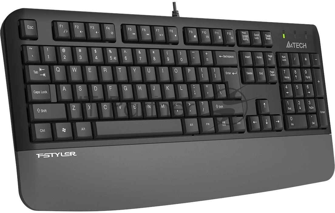 Клавиатура A4Tech Fstyler FK20 проводная, USB Type-A, серый
