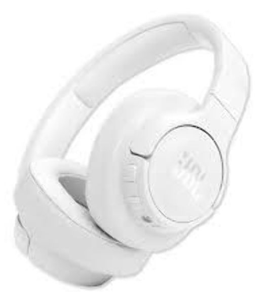 Беспроводные/проводные наушники JBL Tune 770NC белый, полноразмерные, Bluetooth + проводной, активное шумоподавление, до 70 ч