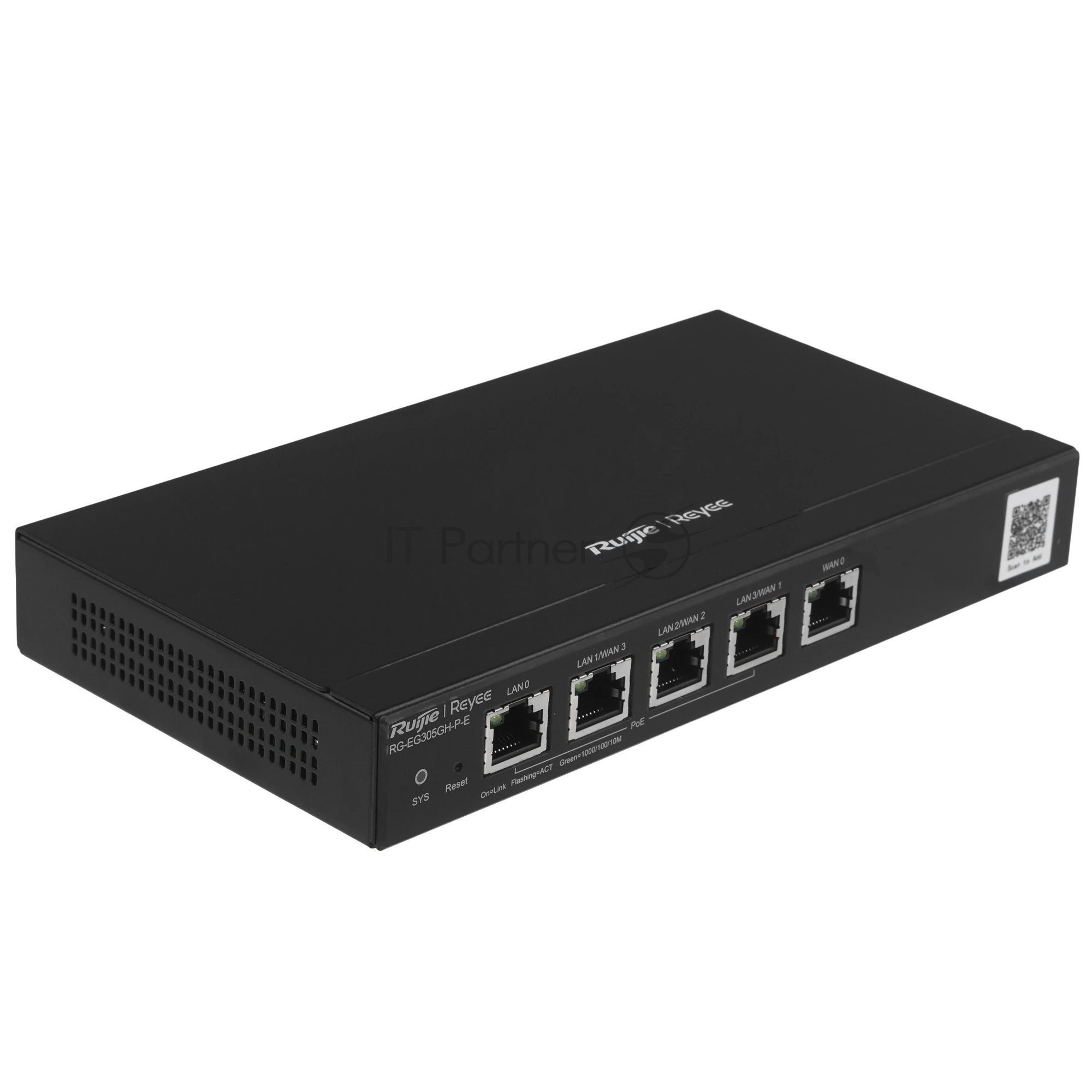 Маршрутизатор Ruijie Reyee RG-EG305GH-P-E, 4×1 Гбит/с PoE + 1×1000 Мбит/с Uplink, управляемый