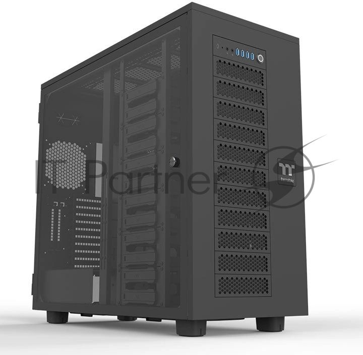 Компьютерный корпус Thermaltake AX700 Glass черный без БП XL-ATX 18x120мм 18x140мм 2x200мм 4xUSB 3.0 audio bott PSU