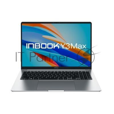 Ноутбук Infinix Inbook Y3 Max YL613 16" IPS FHD/Intel Core i3-1215U/8Gb/512Gb SSD/Intel UHD Graphics/noOS/Серебристый