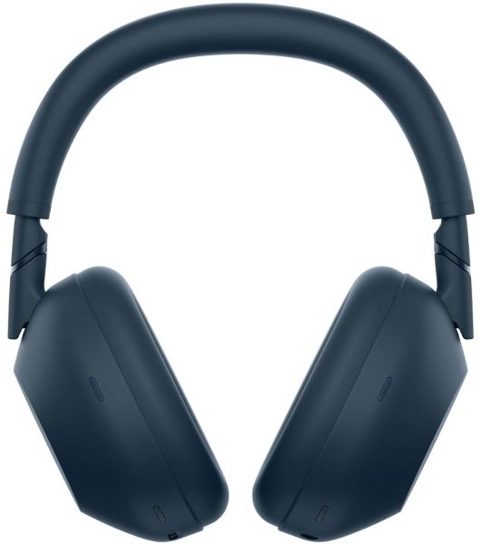 Беспроводные/проводные наушники Sony WH-1000XM6 синий, полноразмерные, Bluetooth + проводной, активное шумоподавление, до 40 ч