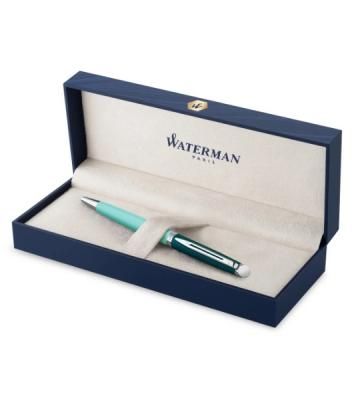 Ручка шариковая Waterman Hemisphere Colour Blocking (2190125) Green CT, M, синие чернила, подарочная коробка