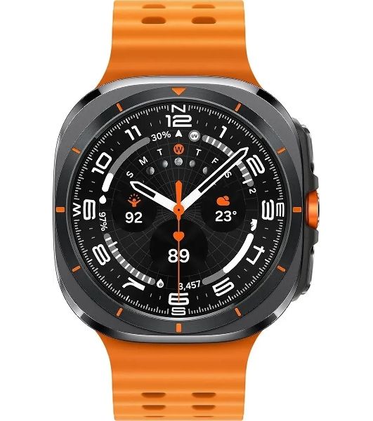 Умные часы Samsung Galaxy Watch Ultra 2025 1.5" Super AMOLED, 4G LTE, IP68, черный / оранжевый