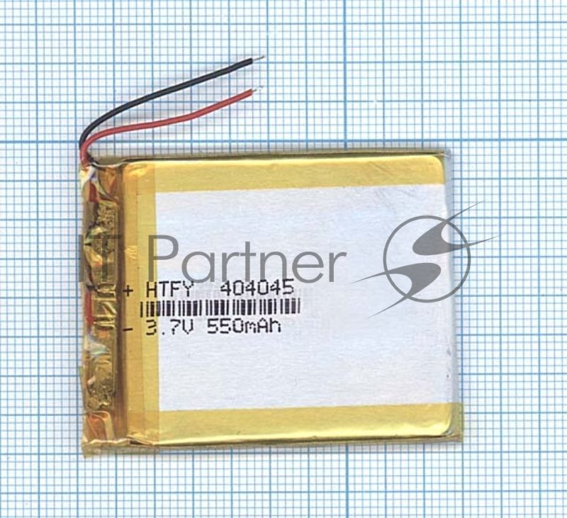 Аккумулятор Li-Pol (батарея) 4x40x45мм 2pin 3.7V/550mAh