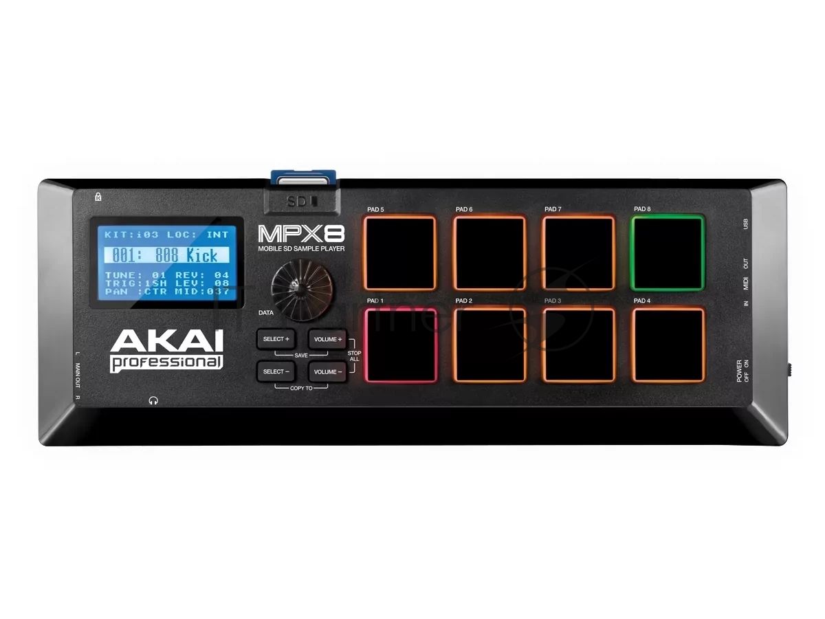 MIDI контроллер AKAI MPX 8