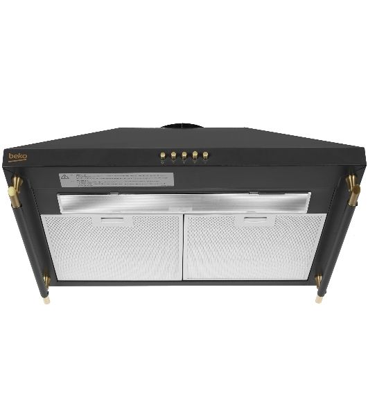 Вытяжка каминная Beko CWB6410AR чёрный, 60 см, 460 м³/ч, 62 дБ