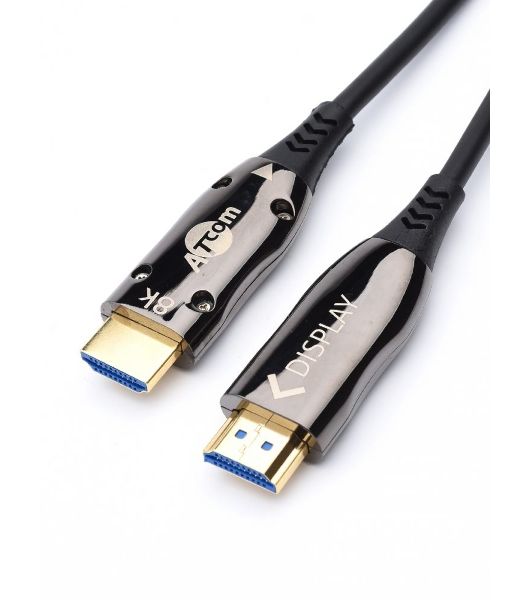 Кабель HDMI 30 м (HIGH speed, Metal gold, Optical) 8K VER 2.1 Кабель HDMI 30 м (HIGH speed, Metal gold, Optical) 8K VER 2.1