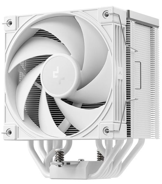 Кулер для процессора DEEPCOOL AK700 DIGITAL WH LGA1851/1700/1200/115X/AM5/AM4 (9шт/кор, TDP 260W, PWM, Fan 120mm, 7 тепл. трубок, Copper Base, белый) RET