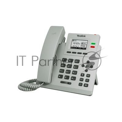 Телефон YEALINK SIP-T31P, светло-серый, 2 аккаунта, PoE, шт