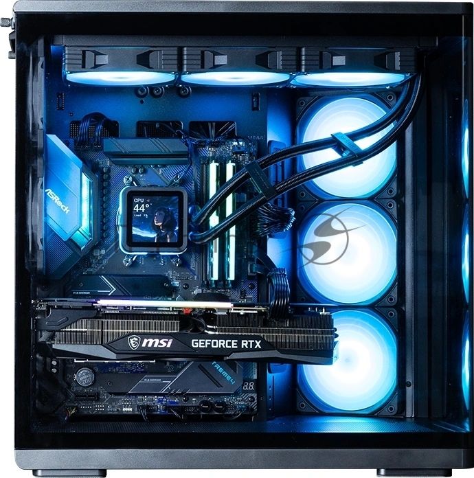 Компьютерный корпус ZALMAN MidTower P60 black (ATX, без БП, 2xUSB 3.0+USB Type C, 5x120мм ARGb) (Zalman P60 Black)