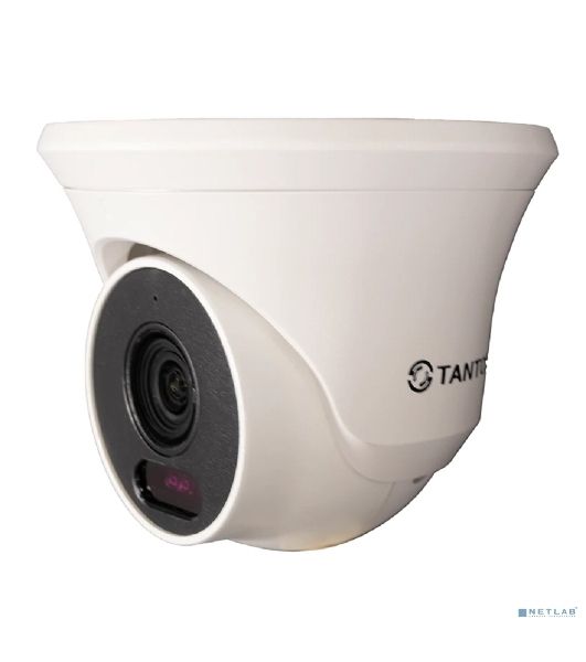 Видеокамера IP Tantos TSi-Beco25FP антивандальная с ИК подсветкой, двухмегапиксельная 1920х1080х30к/с 1/2.9” F23 CMOS сенсор c прогрессивным ск