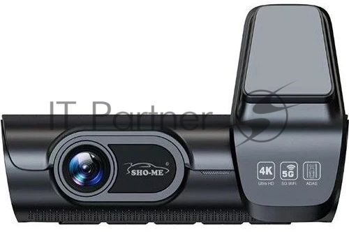 Видеорегистратор Sho-Me FHD-975, 3840x2160, 3.59", с камерой заднего вида, GPS, Wi-Fi, G-сенсор, датчик движения