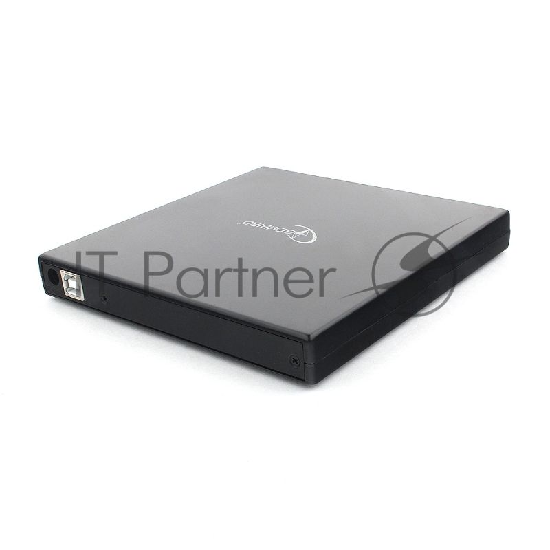 Оптический привод внешний с интерфейсом USB Gembird DVD-USB-02 пластик, черный