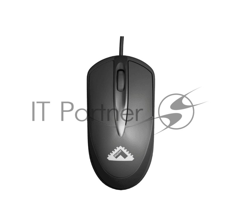 Мышь проводная БЕШТАУ М100РУ черный, 1200 dpi, USB, кнопки - 3