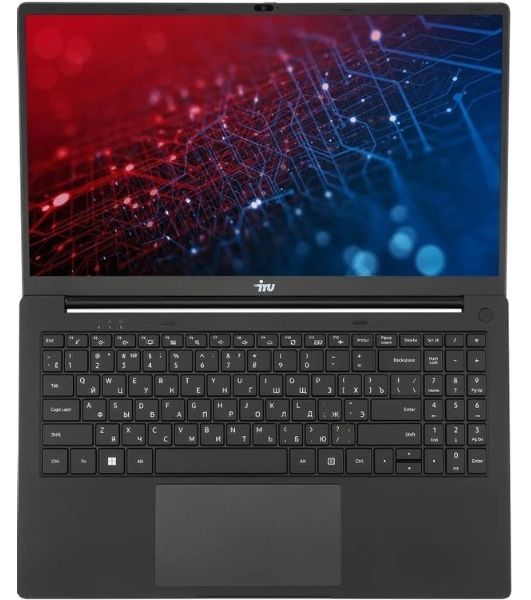 Ноутбук IRU Strato 15ALID4/15.6"/IPS/Intel Core i5 13420H/16Gb/512Gb SSD/Intel UHD Graphics/Windows 11 Pro/черный/2.2kg